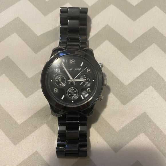 Michael Kors Ceramic Midsize Watch - Picture 1 of 4
